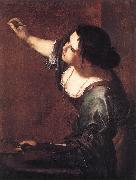 GENTILESCHI, Artemisia Self-Portrait as the Allegory of Painting fdg Spain oil painting artist